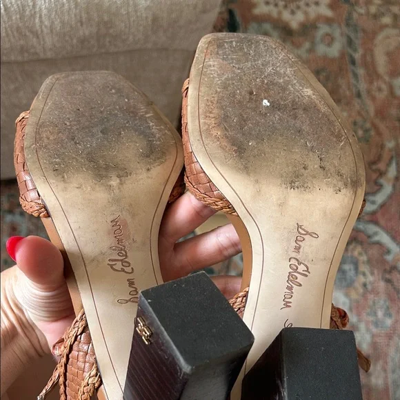 Sam Edelman Tan Braided Heels - Picture 7 of 7